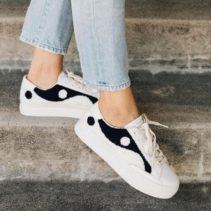 Anthropologie Soludos Yin Yang Platform Sneakers